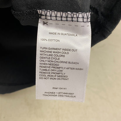 DSG Boy Everyday Relaxed Solid Cotton Graphic Tee Pure Black Track DAB12118