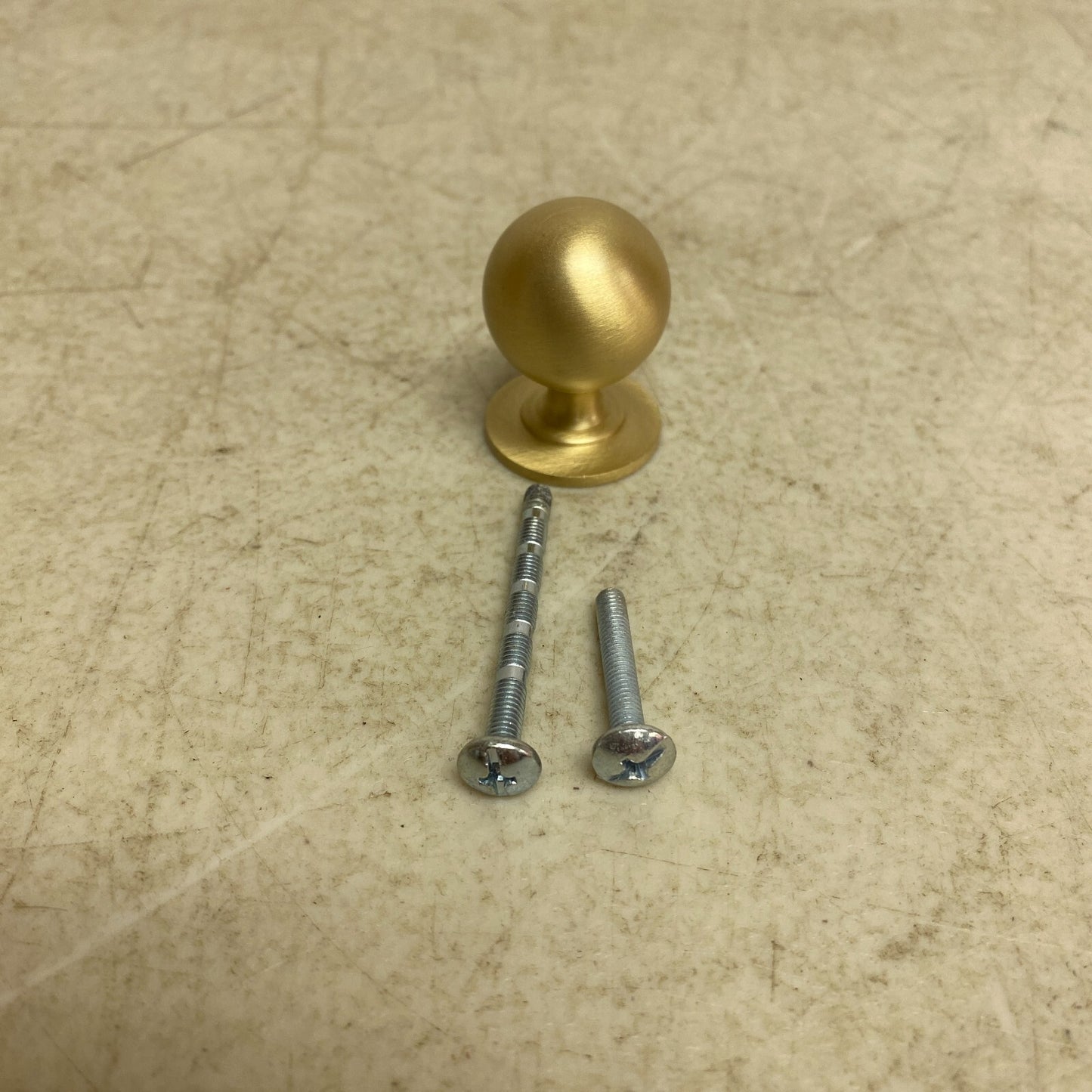 Signature Hardware 1" Rodino Solid Brass Round Cabinet Knob - Satin Brass
