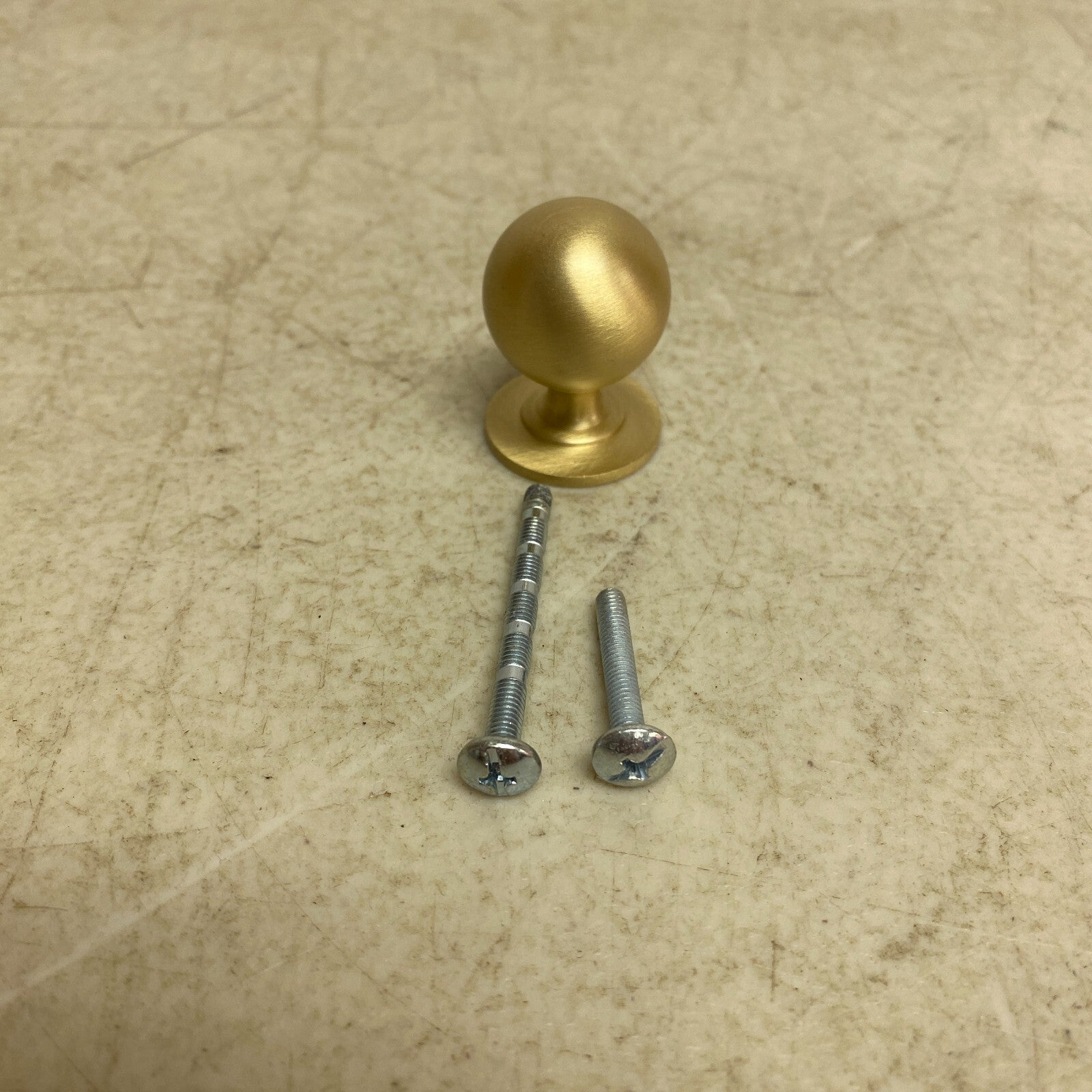 Signature Hardware 1" Rodino Solid Brass Round Cabinet Knob - Satin Brass