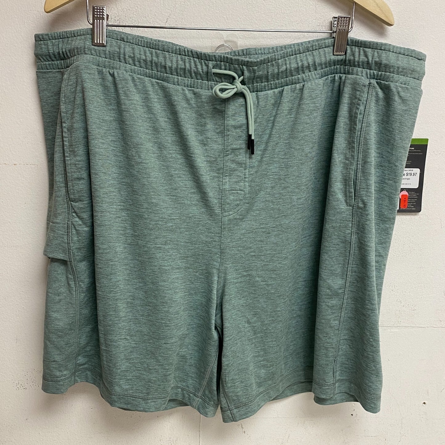 Alpine Design Men's Relaxed Fit Field Knit Short Mineral Jade ADM13803 New