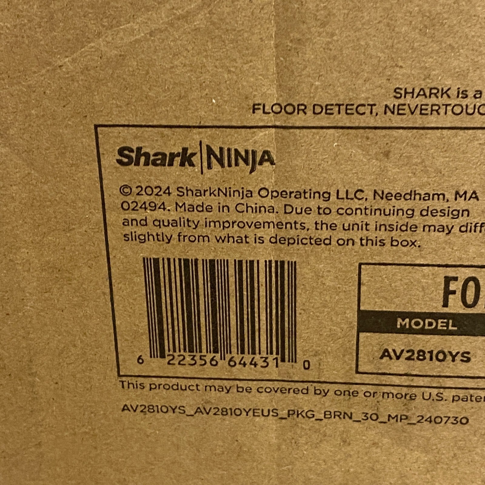 Shark AV2810YS PowerDetect NeverTouch Self- Empty Robot Vacuum & Mop New