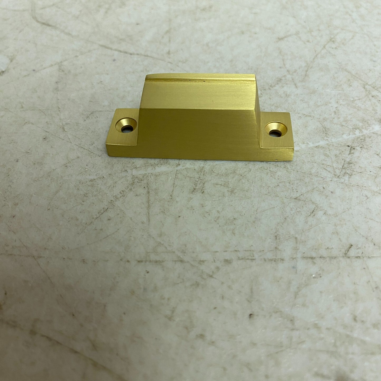 SIGNATURE HARDWARE PITKIN BRASS CABINET LATCHES WITH OVAL KNOB- SATIN BRASS