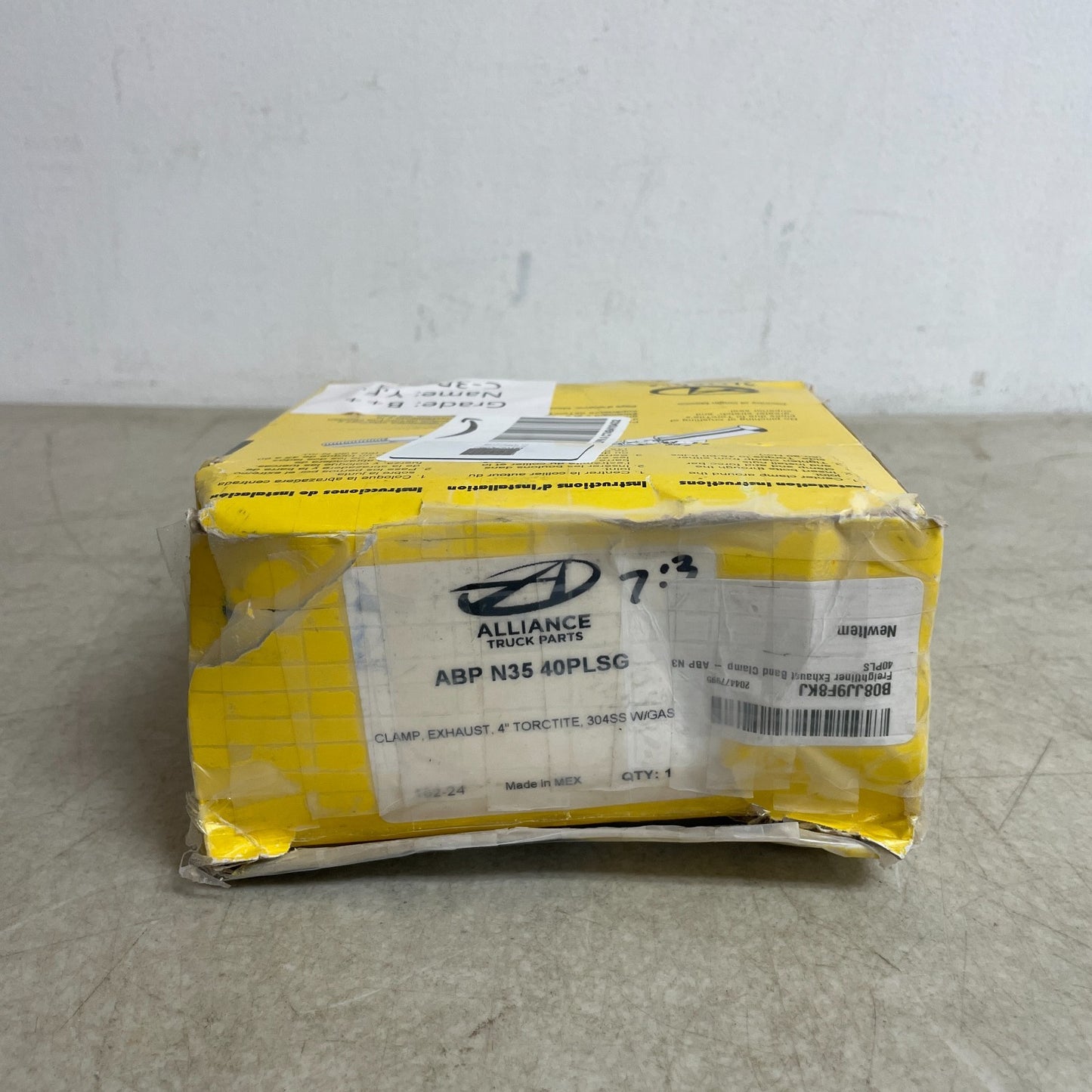 Alliance ABP N35 40PLSG 4″ Pre-Formed Stainless Steel Exhaust Clamp