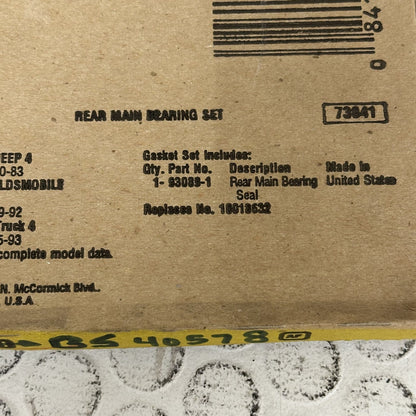FEL-PRO BS40110 Rear Main Seal Set 2-Piece 1955-2002 Chevrolet Corvette