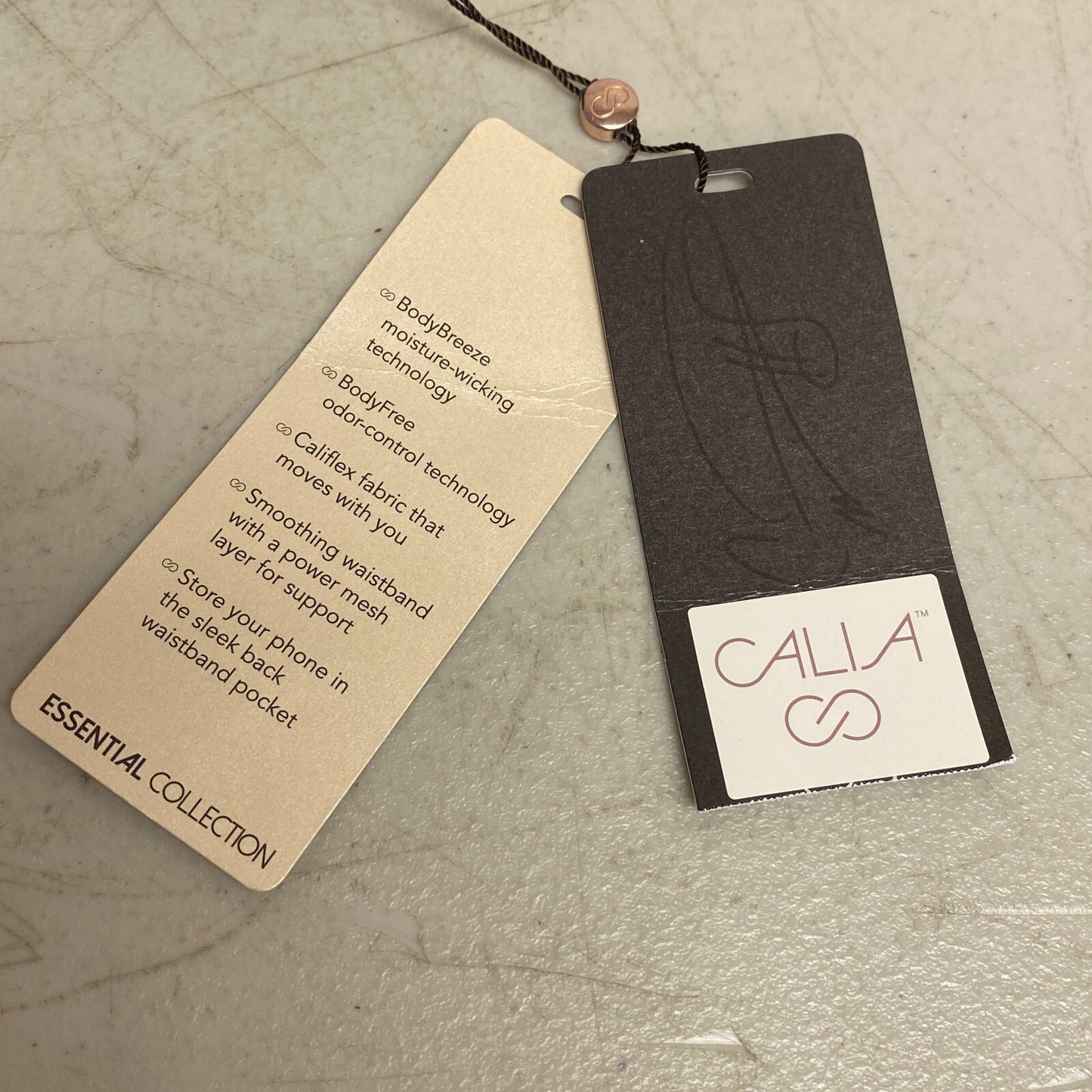 Calia Women Essential Collection High-Rise Legging Full Len Pure Black WAX12123