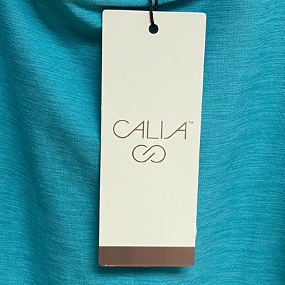 CALIA Women's Lustra lux Relaxed Fit Mock Neck Short Tank Spearmint WAX31295