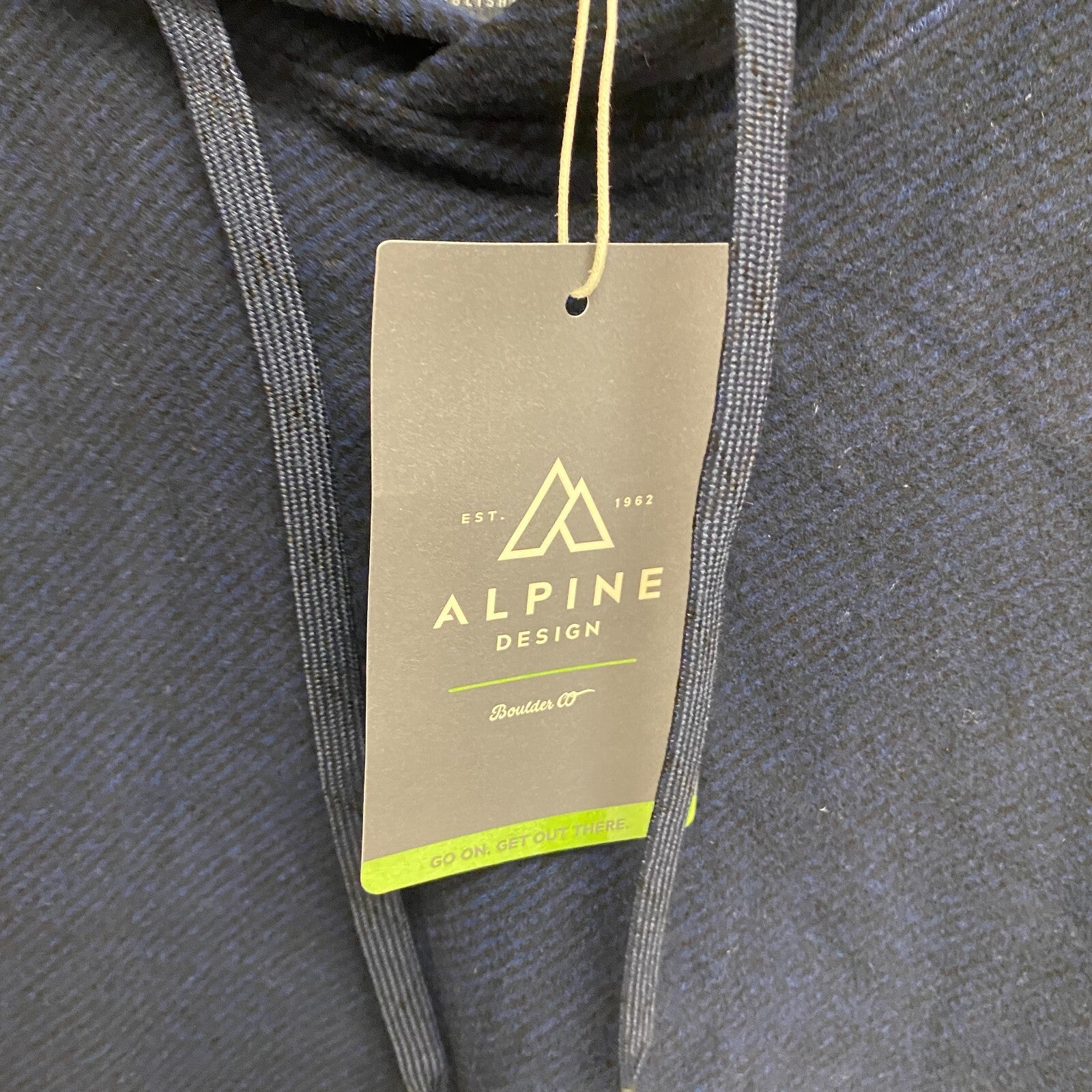ALPINE DESIGN MENS AD M WANDERFUL HOODIE TWILL MYSTIC MIDNIGHT ADM23202P