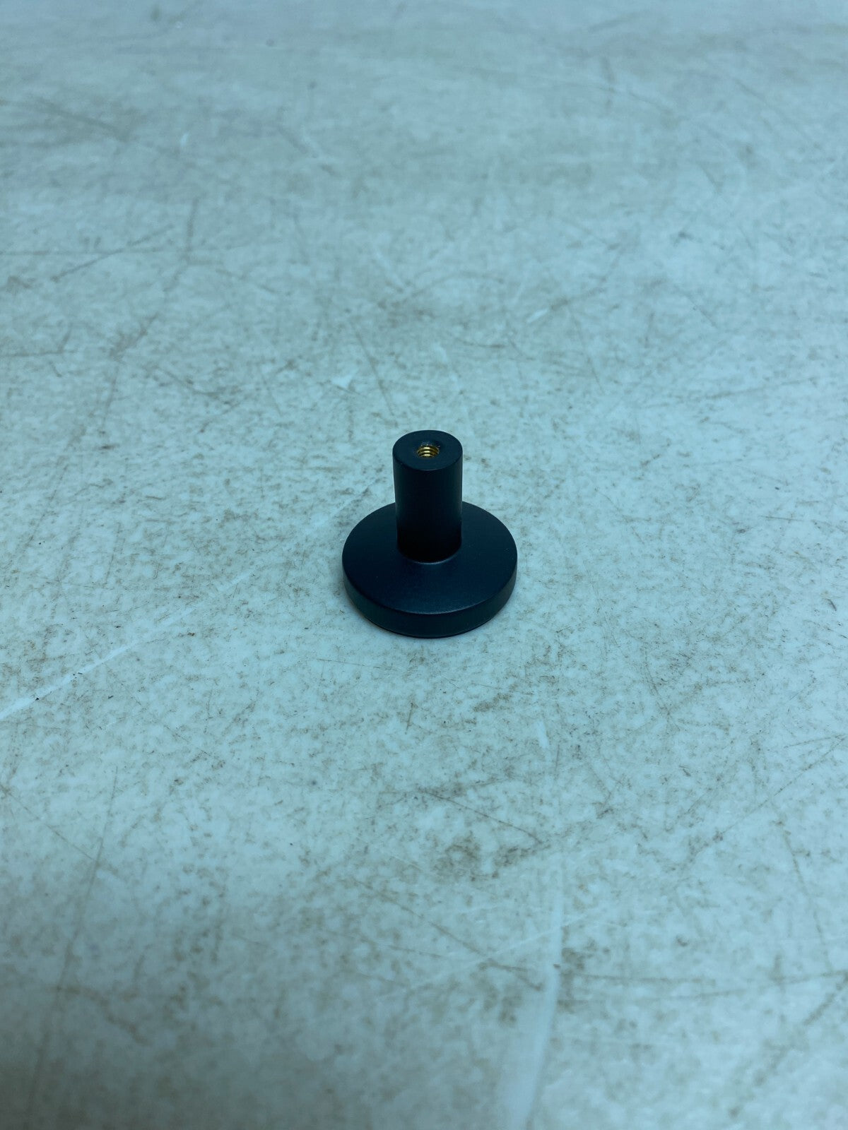 Signature Hardware 1" Lars Solid Brass Round Cabinet Knob - Black