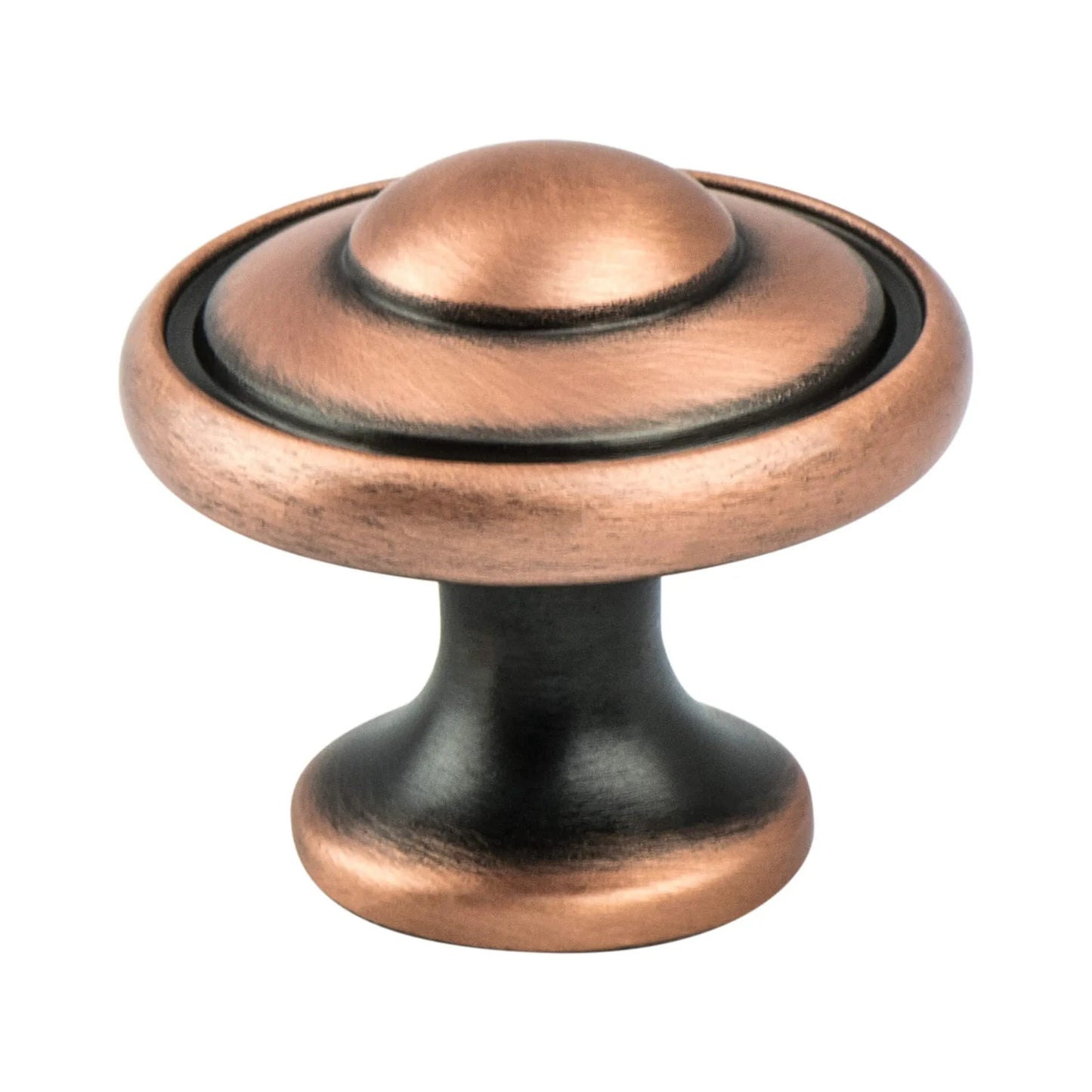 Signature Hardware Berenson Euro Traditions 1-3/16" Cabinet Knob Brushed Antique