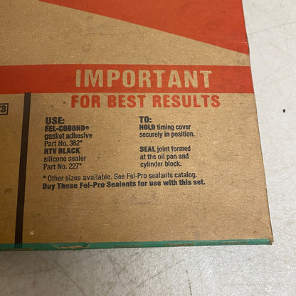 FEL-PRO TCS45044 Timing Cover Gasket Set 1965-1985 Ford Truck 240 300 4.9L I6