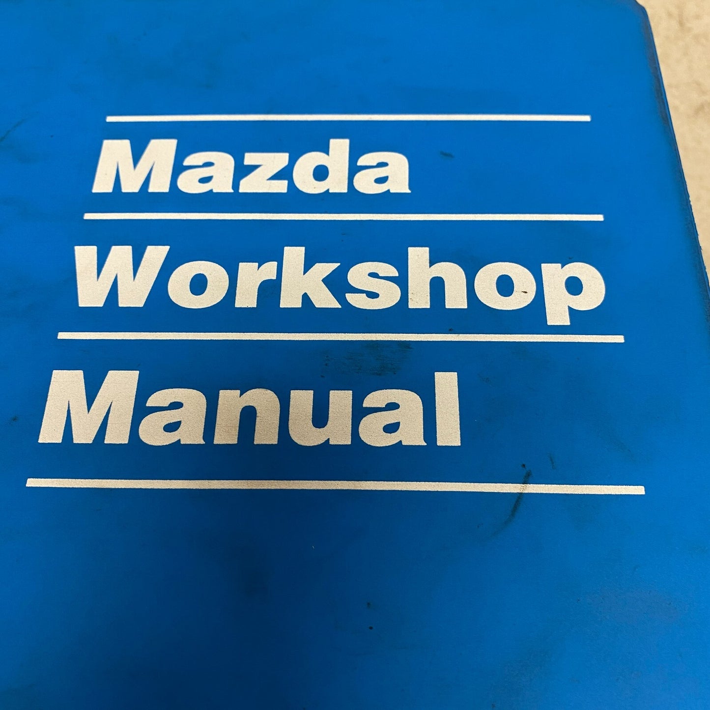 Mazda 1994 626/MX-6 Workshop Manual 9999-95-054B-00 , #593-1CP
