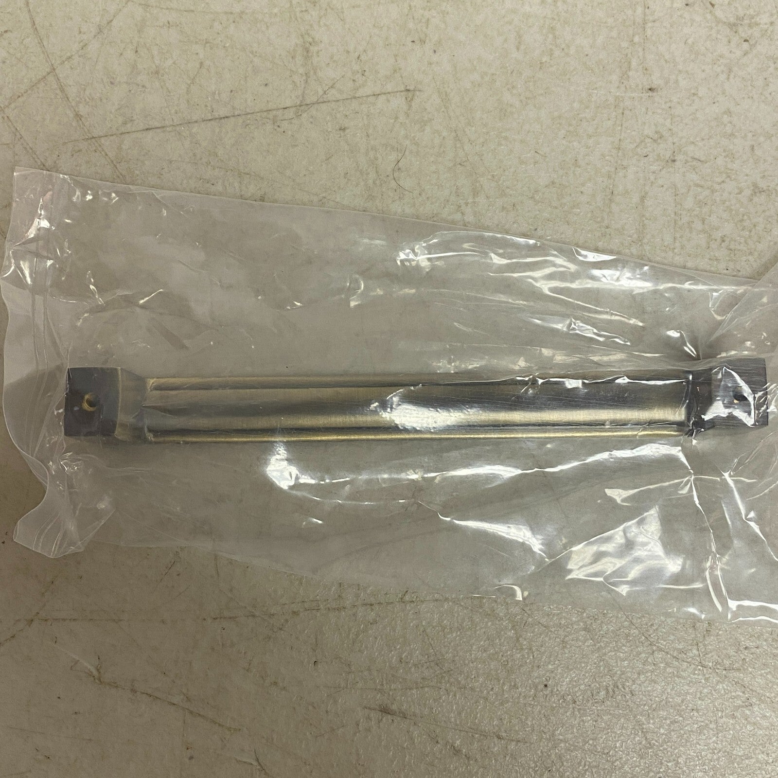 SIGNATURE HARDWARE 5-1/8" JERICO CABINET PULL-POLISHED NICKEL/GOLDEN CHAMPAGNE