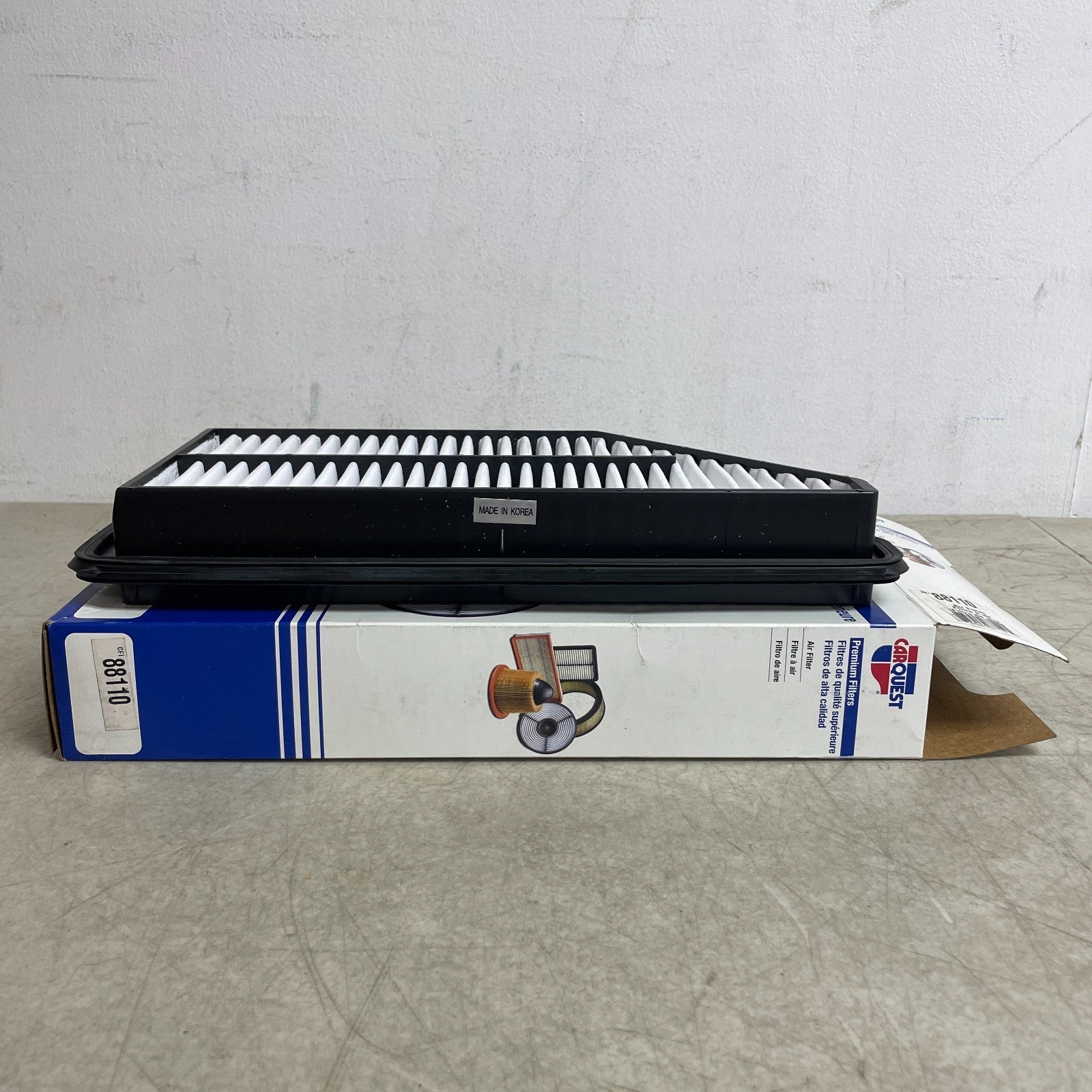 Carquest 88110 Premium Engine Air Filter Repl WIX 42895 Honda 17220P13000