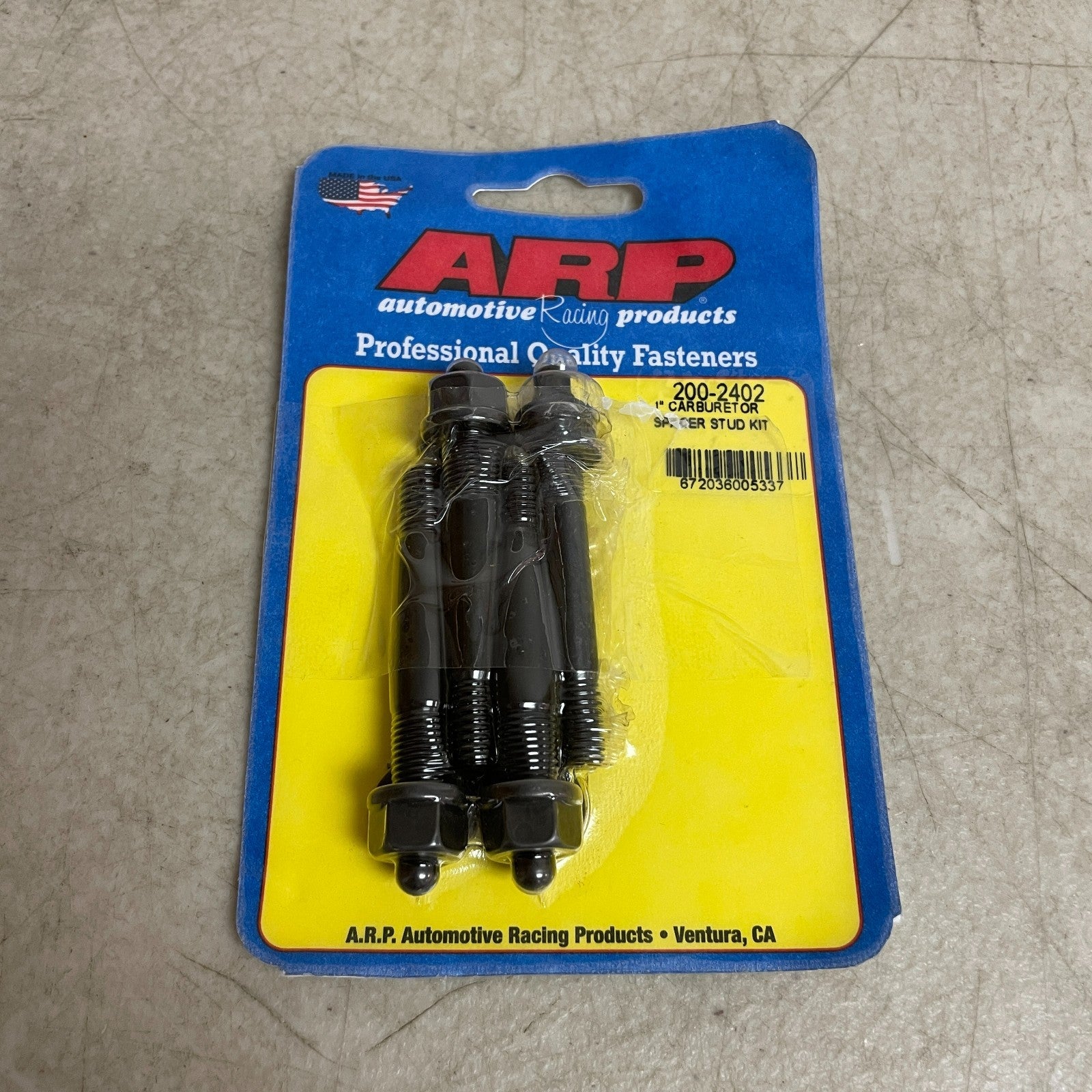 ARP Black Oxide Carburetor Stud Kit High Strength 2002402