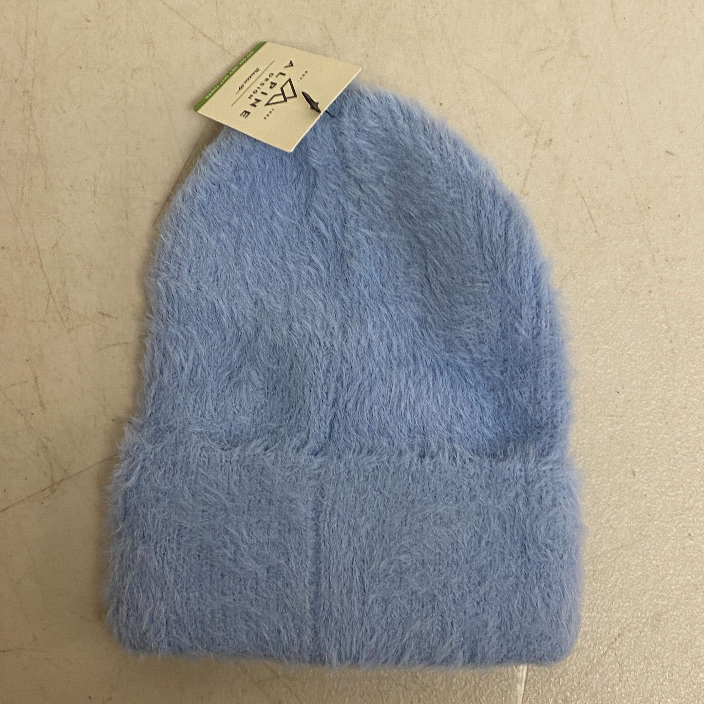 Alpine Design Womens W AD Fuzzy Rib Beanie Sky Blue One Size [OSFA] ADWA2010 New