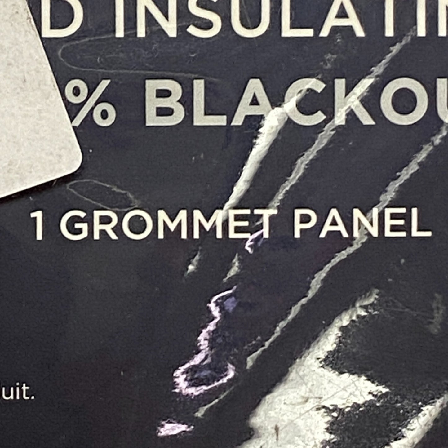 Eclipse Grommet Fleece Lined Insulating Curtain 50in x 108in Ambiance Lattice...