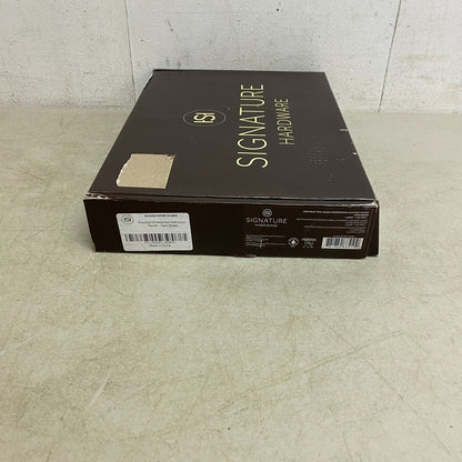 Signature Hardware Greyfield Widespread Bathroom Faucet - Aged Brass