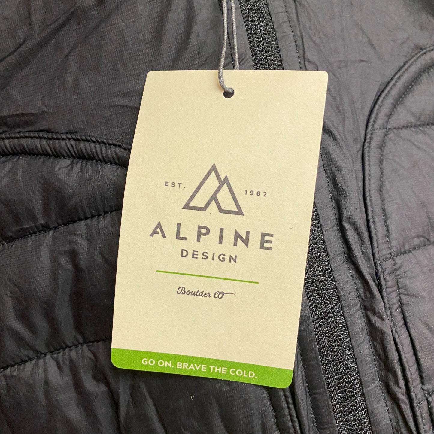 ALPINE DESIGN W AD ECHO HILL INSULATED PUFFER JACKET PURE BLACK ADW23500 NEW!