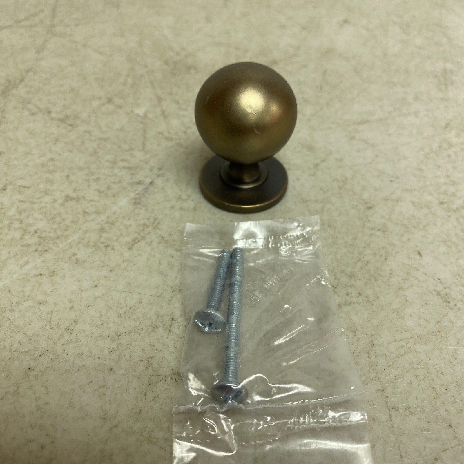 Signature Hardware 1-1/4" Rodino Solid Brass Round Cabinet Knob - Antique Brass