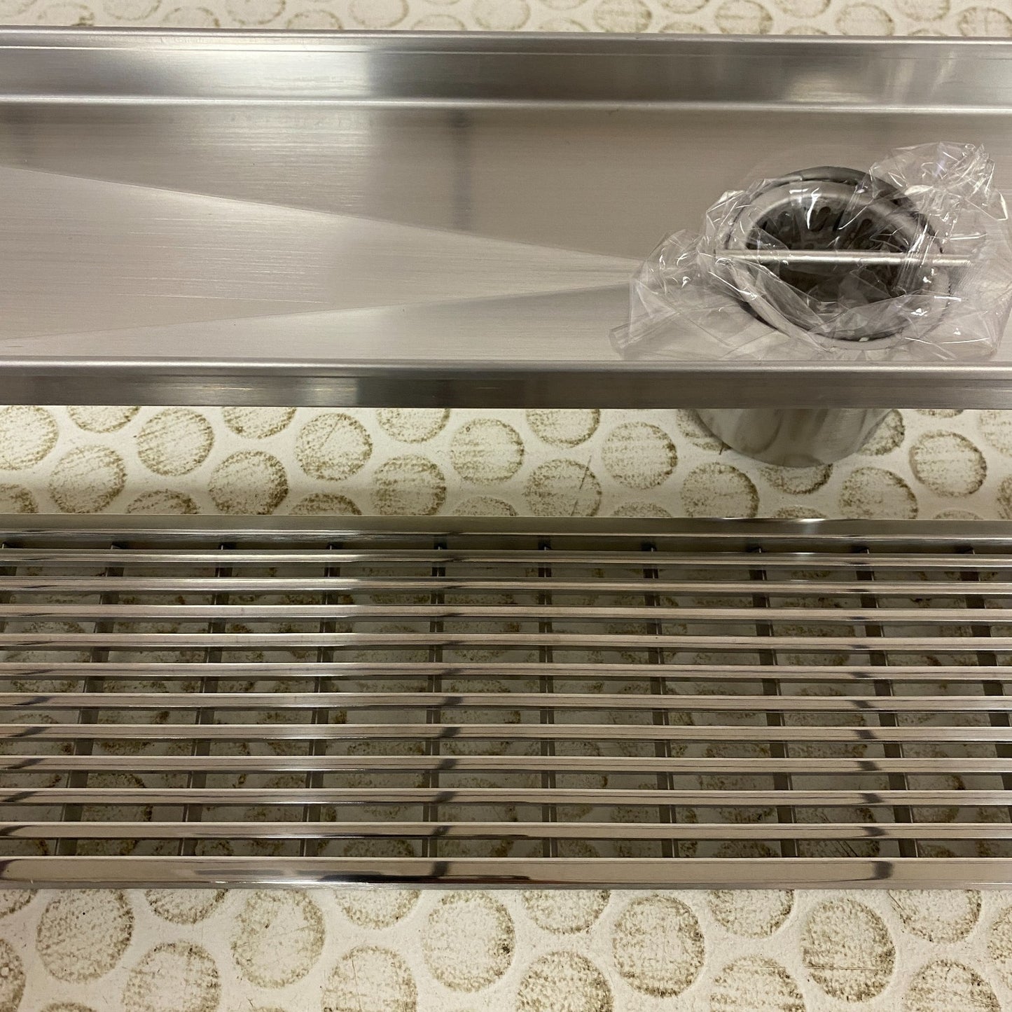 Signature Hardware 24" Carmen Linear Shower Drain Polished Stainless Steel