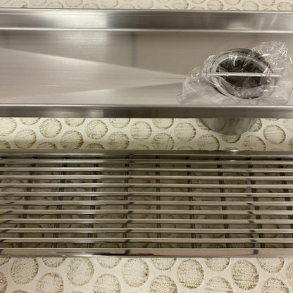 Signature Hardware 24" Carmen Linear Shower Drain Polished Stainless Steel
