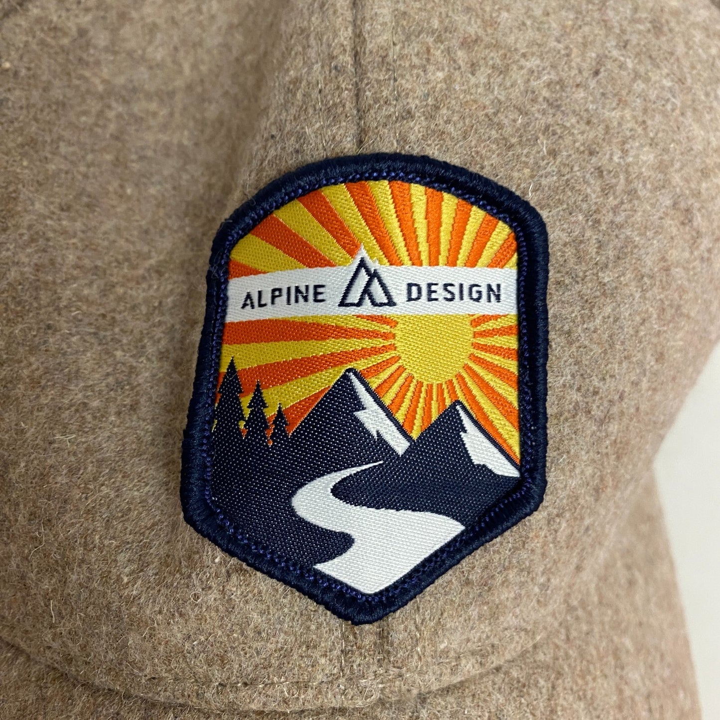 Alpine Design Men's AD M Faux Melton Patch Cap Tan  One Size [OSFA] ADMA4001 New