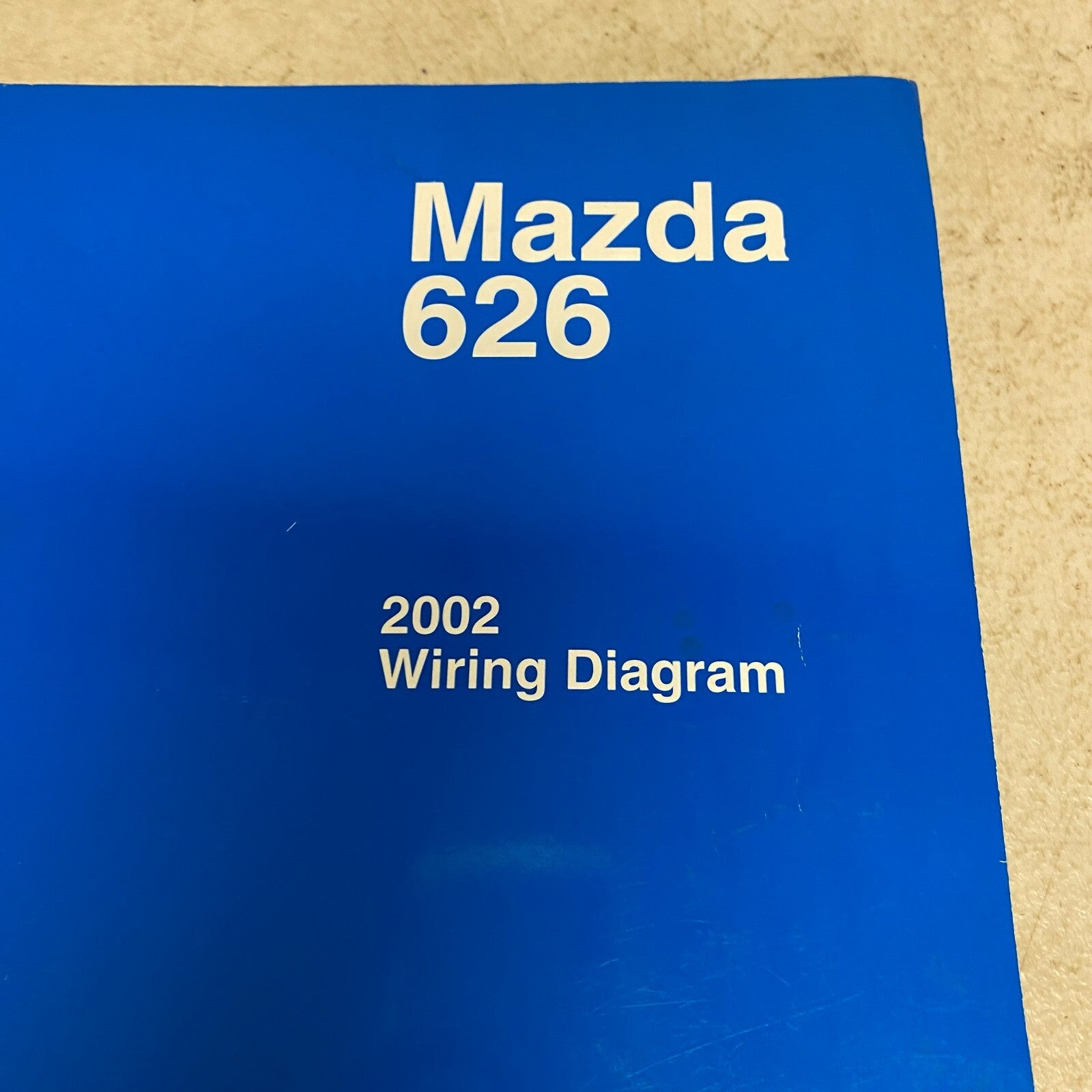Mazda 626 2002 Wiring Diagram 9999-95-021G-02 , #549-1CP