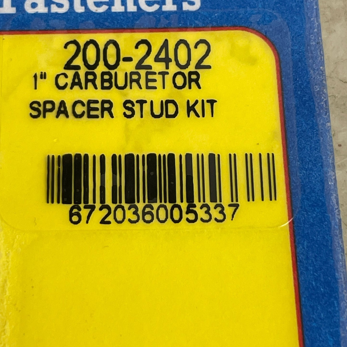ARP Black Oxide Carburetor Stud Kit High Strength 2002402