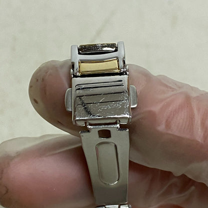 Armitron Women's 75/5594SVTT Diamond-Accented Two-Tone Bracelet Watch 75/5594TT