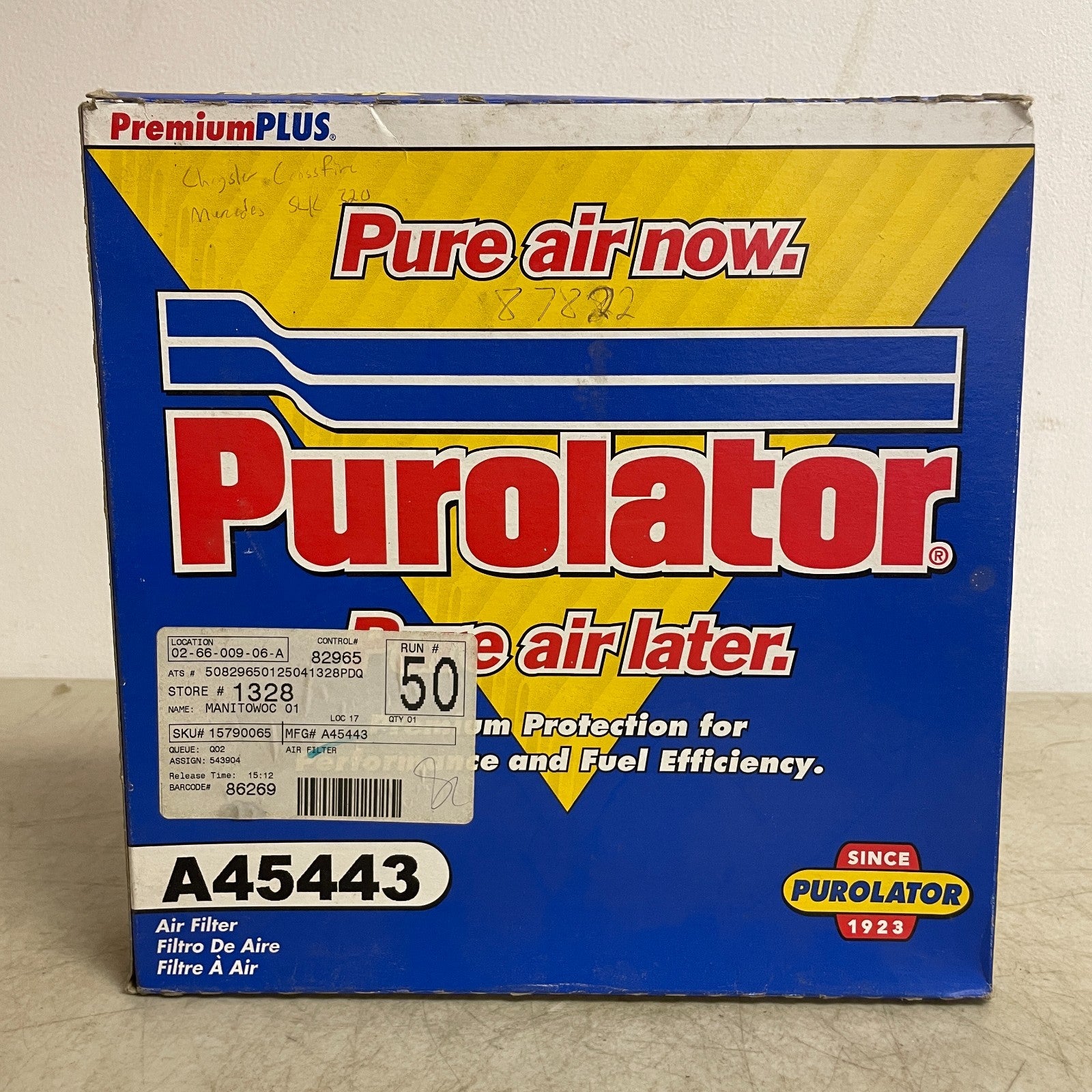 Purolator A45443 Engine Air Filter Premium PLUS