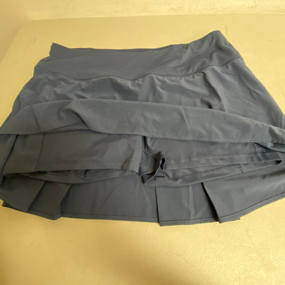 CALIA Women's 15" Performance Mid Rise Skort Ardosia Slate WAX12379 New