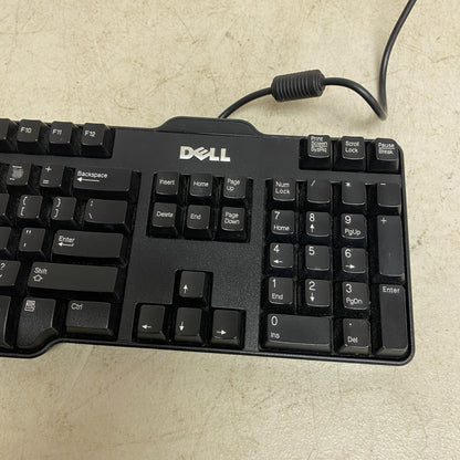 Dell USB Enhanced Slim Wired Black Keyboard with stands SK-8115