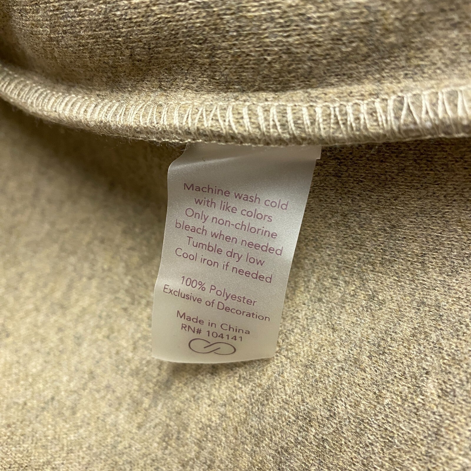 Calia Women's Elegant Patch Pocket Polyester Shacket Oatmeal Heather WAX31371