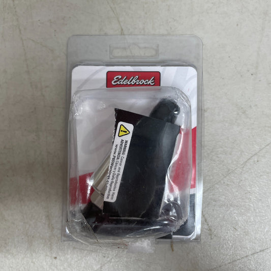 Edelbrock 8129 Polished Aluminum Inline Fuel Filter 3/8" Barb 40 Micron Element