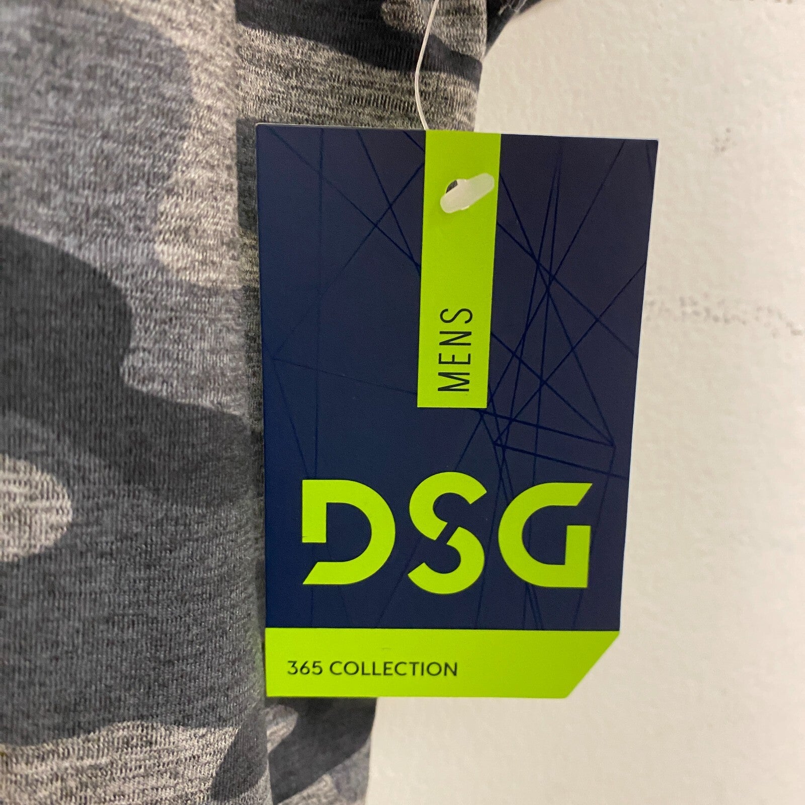 DSG Men's 365 Collection Short Sleeve Tee Print Pure Black Camo DAM21107PRT