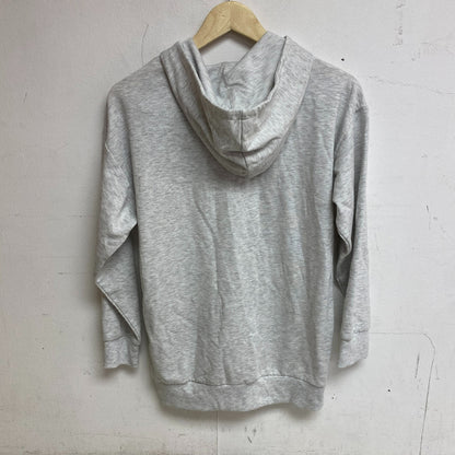 DSG Girls Oversized Full Zip Hoodie Heather Light Heather Grey Solid DAG21430H