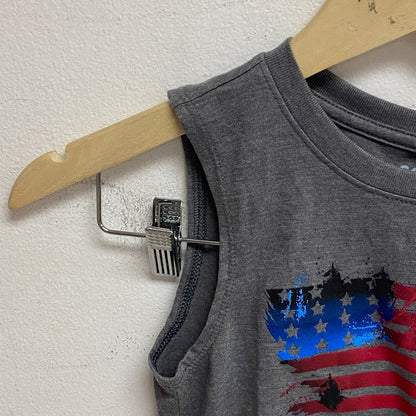 DSG Boys Training Relaxed Cotton Graphic Tank Mid Gray Basketball DAB12111H