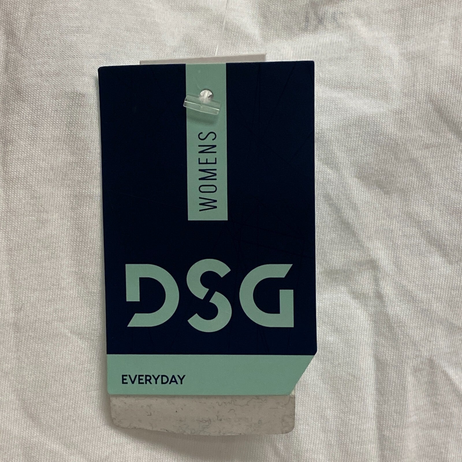 DSG Women's Cotton Relaxed Fit Muscle Tank Pure White DAW13100H