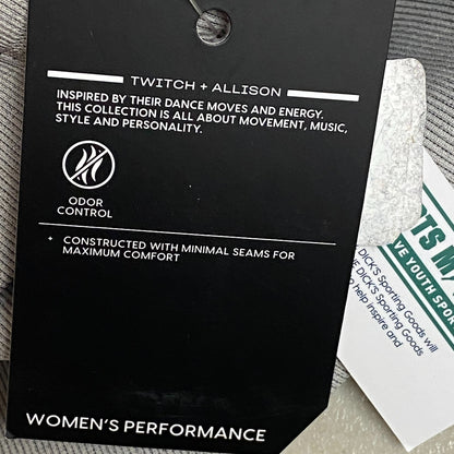 DSG X TWITCH ALLISON Women's Seamless Iridescent Legging Carbon Grey BOSSW22307