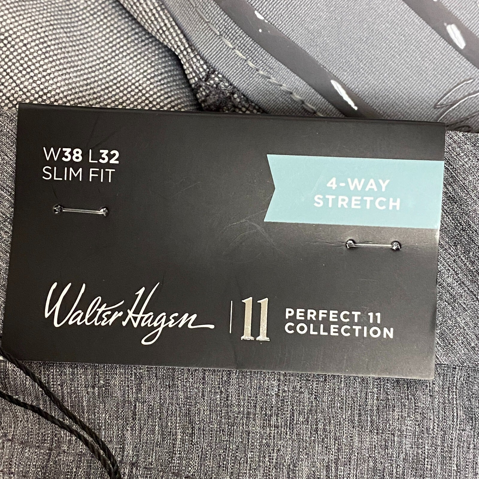 Walter Hagen P11 Novelty 5 Pocket Pant Graphic Charcoal/White MGA35125VC