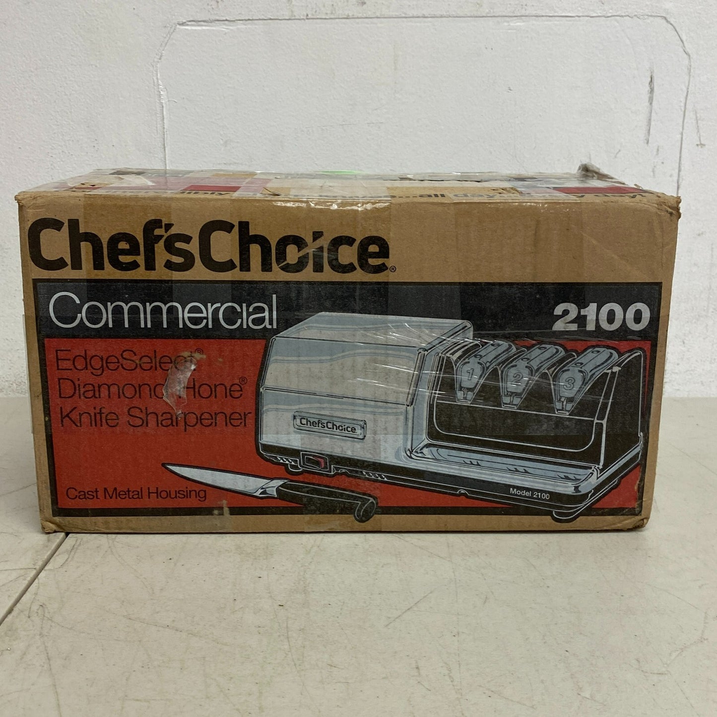 CHEFS CHOICE 2100 COMMERCIAL SHARPENER 3 STAGE 20 DEG TRIZOR INCLUDES 20 DEG,,,,