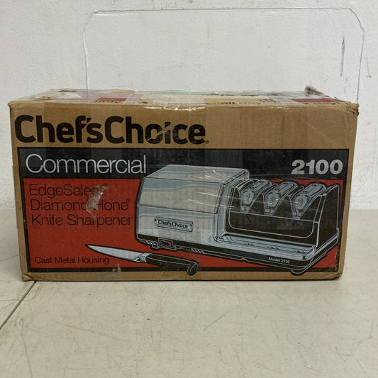 CHEFS CHOICE 2100 COMMERCIAL SHARPENER 3 STAGE 20 DEG TRIZOR INCLUDES 20 DEG,,,,