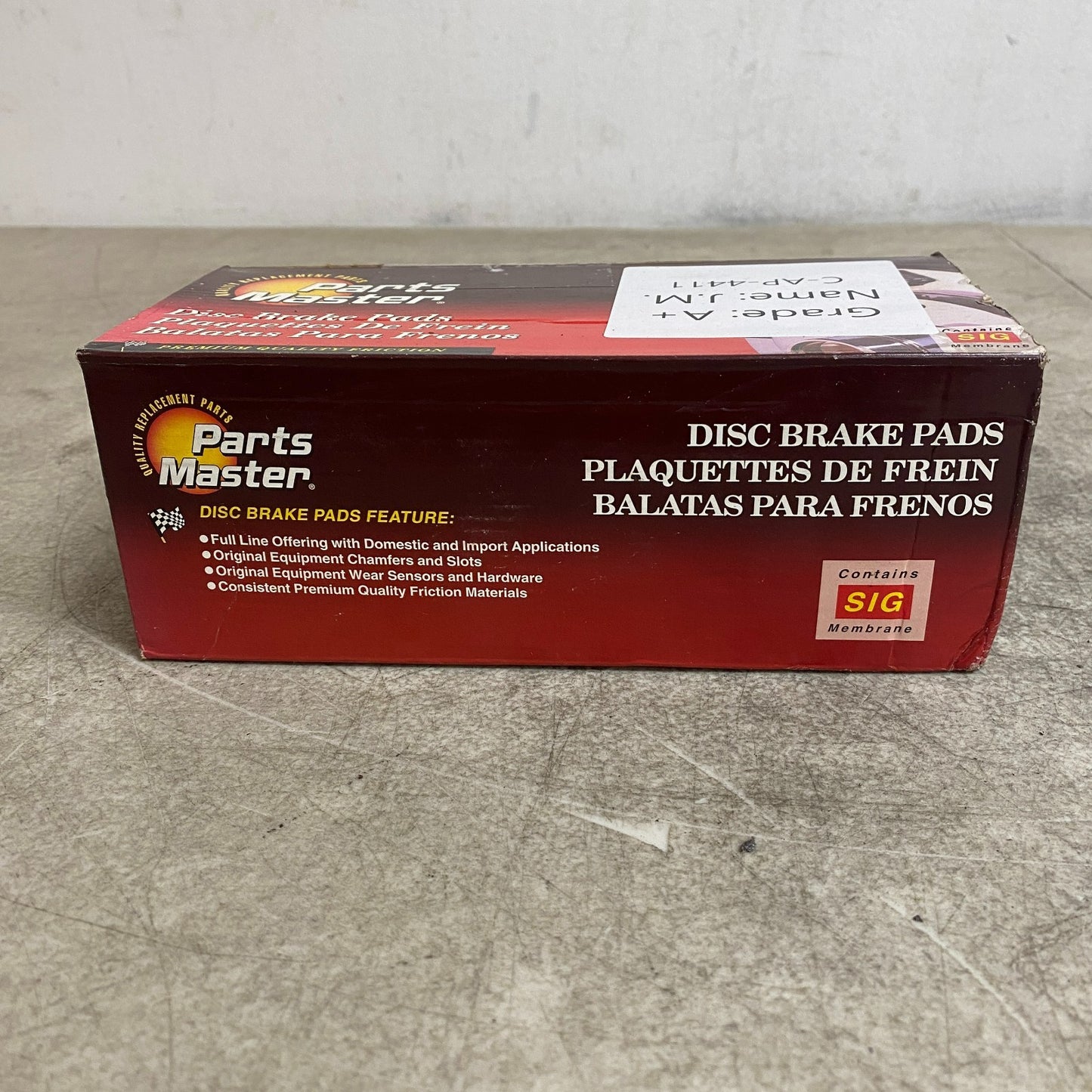 Parts Master MD787 Brake Pads Semi-Metallic Front 1999-2008 Acura TL
