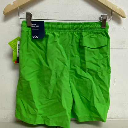 DSG Boys Woven Volley Short Gamer Green Athletic Fit Solid Stylish DAB12113