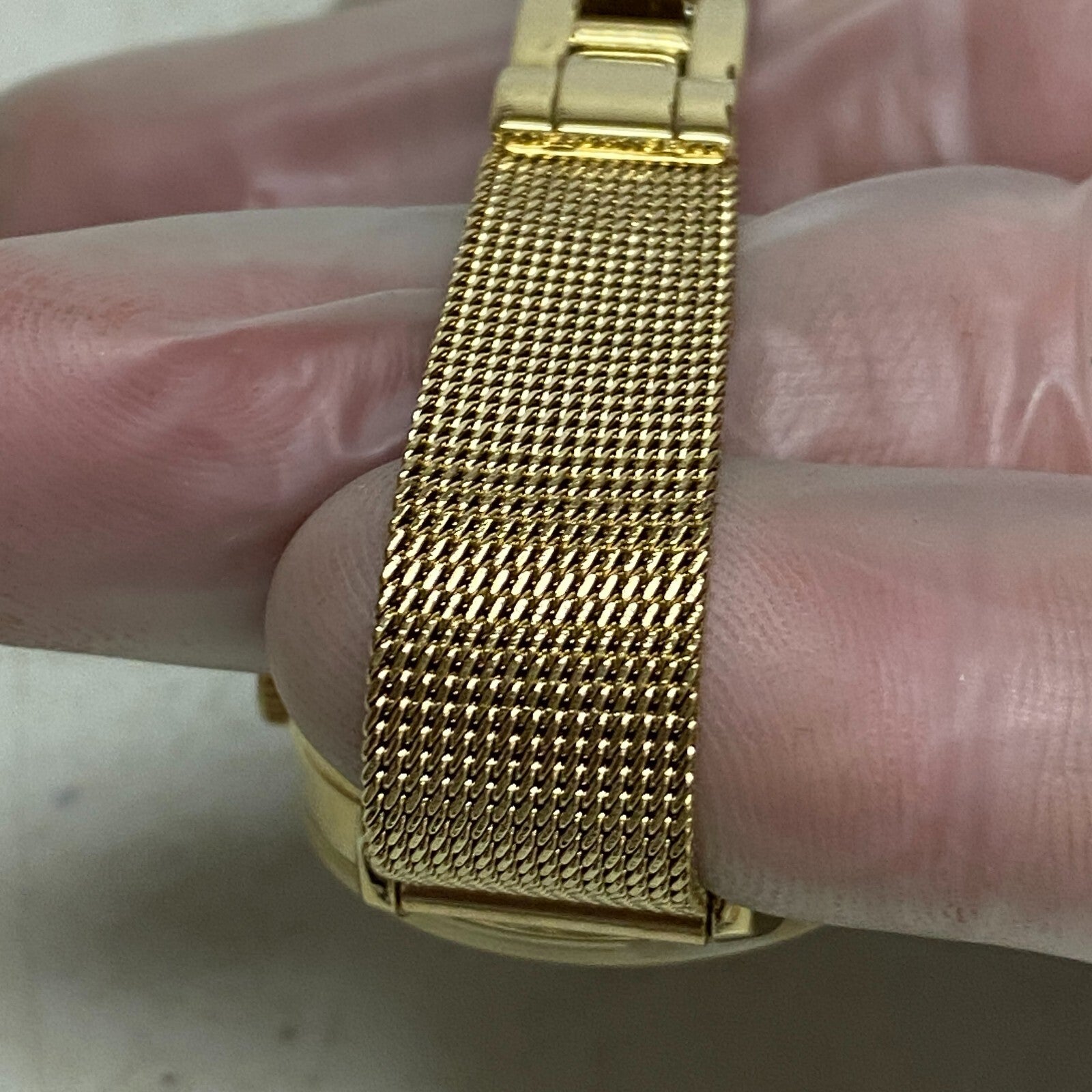 Armitron Women's Diamond-Accented Mesh Bracelet Watch, 75/5723GP