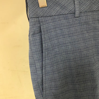 Walter Hagen Mens Perfect 11 Tonal Plaid Short Navy MGA14163
