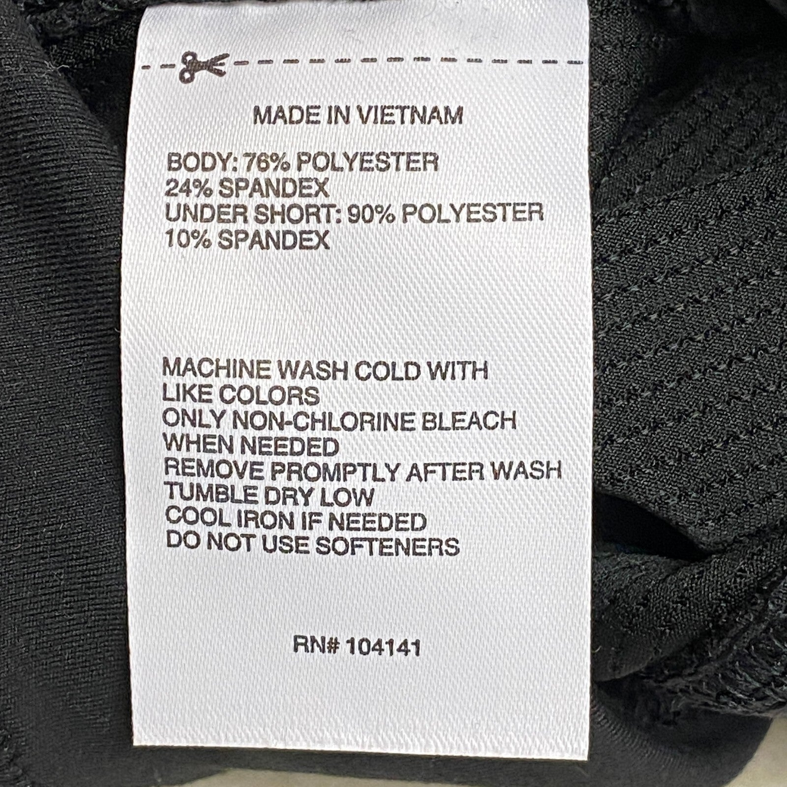 DSG Womens Performance Skort Pure Black Solid Summer Stylish Trendy DAW12325