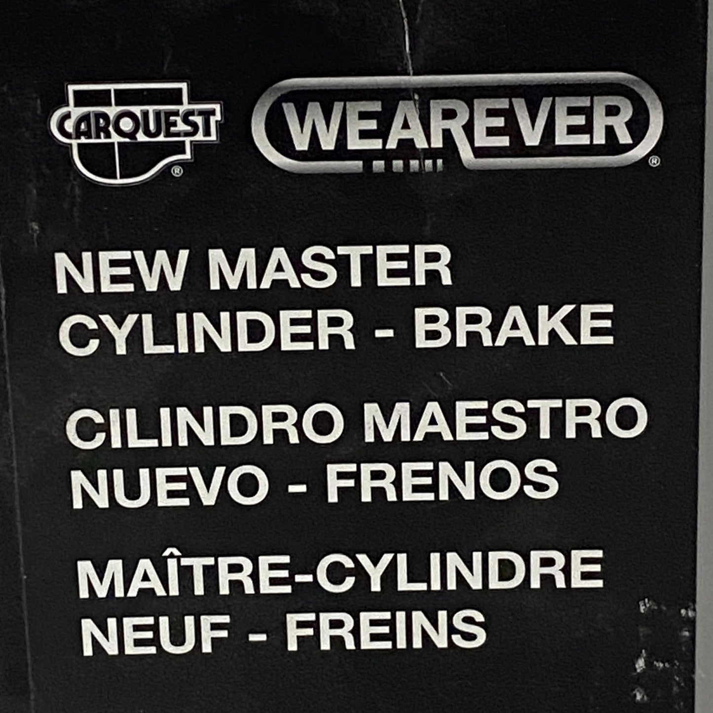 Carquest Wearever Brake Master Cylinder 7/8″ Bore Aluminum Model MCA390251