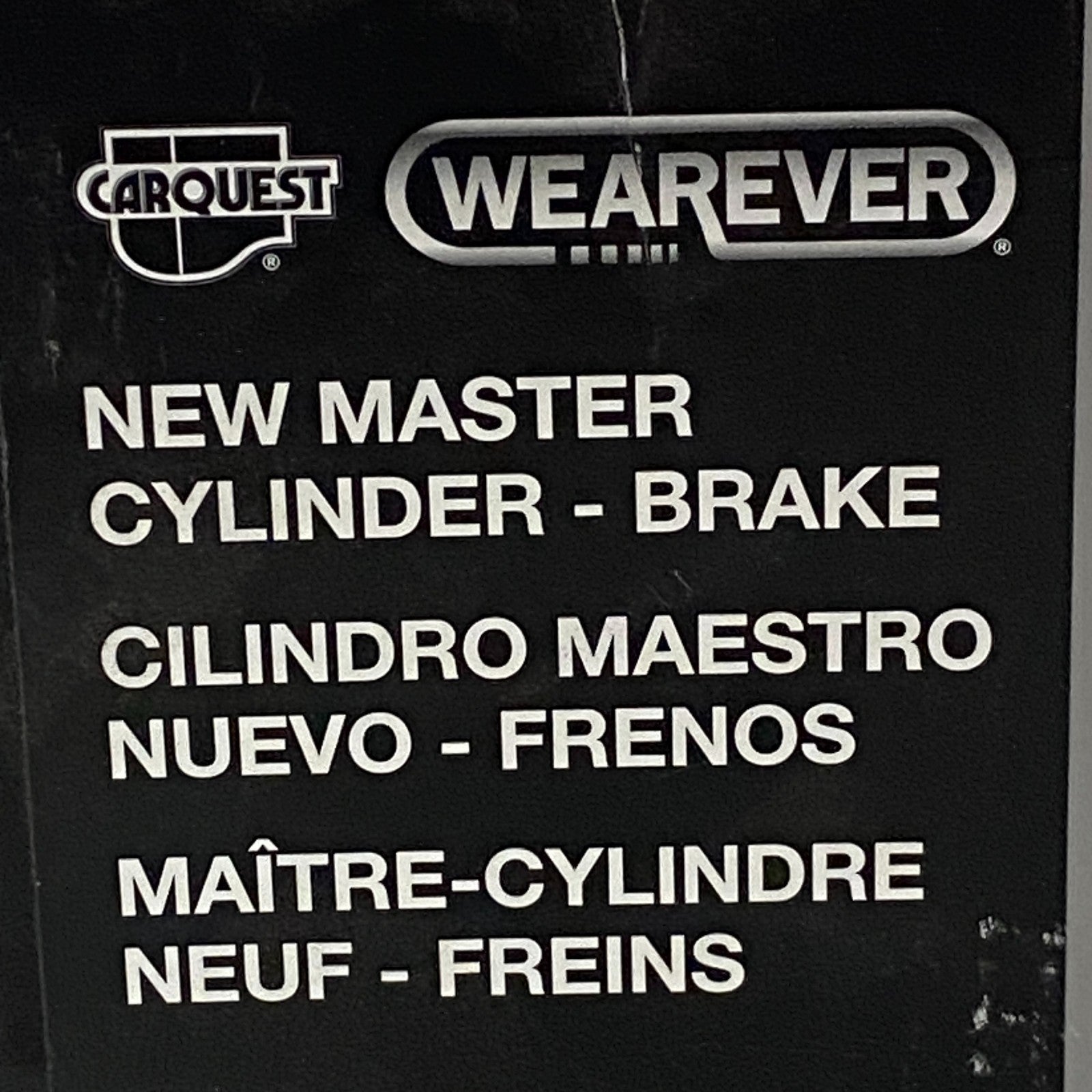 Carquest Wearever Brake Master Cylinder 7/8″ Bore Aluminum Model MCA390251