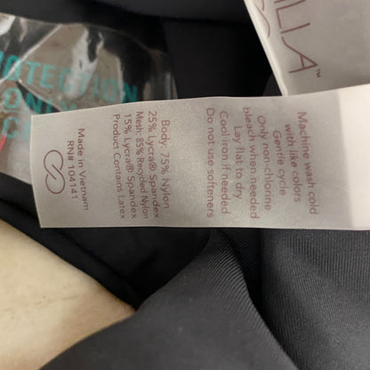 Calia Womens Swim Collection Power Sculpt High Rise Bottom Pure Black WSA23409